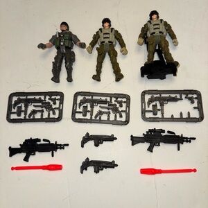 Soldier Force Command Playset Drone Missile Launcher Military Robot Lot Weapon